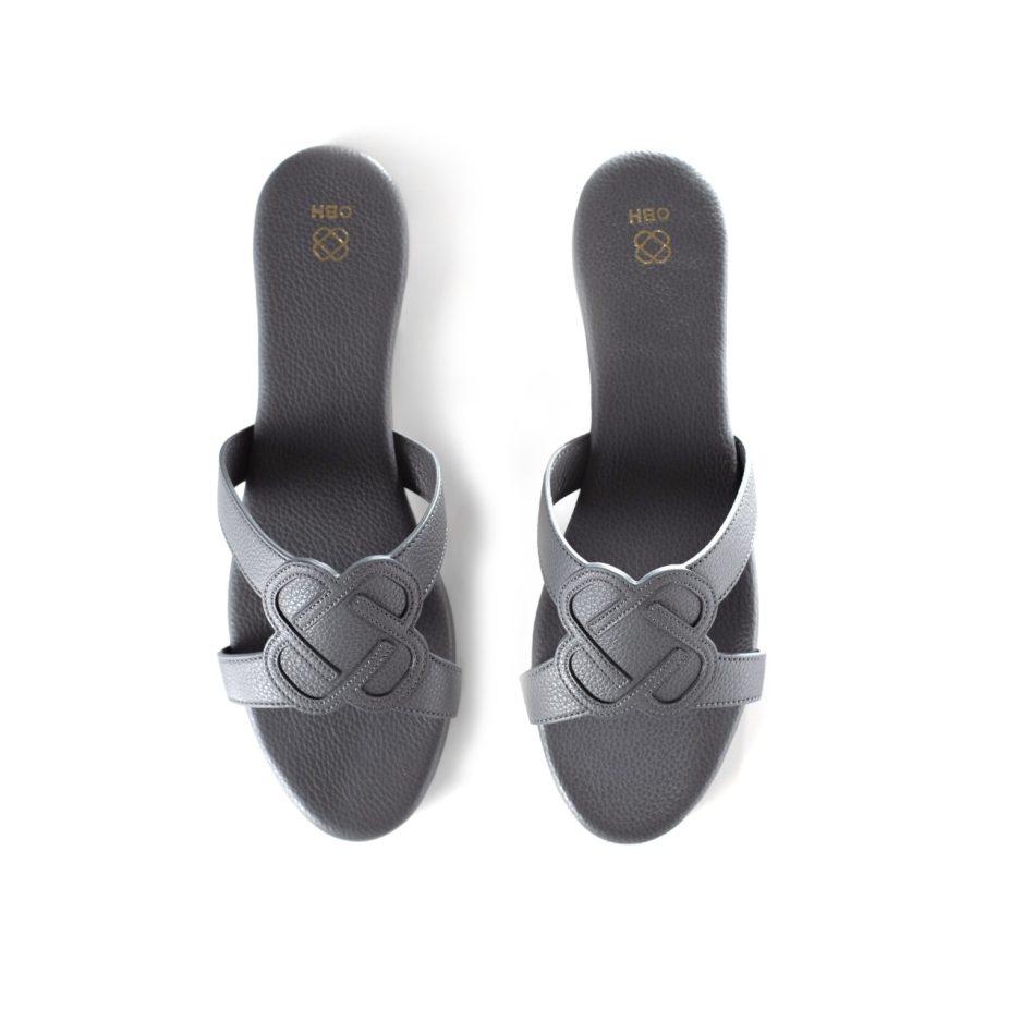 Buy OBH Ladies Sandal 1 Model Darkgrey Color Online in UAE | OBH Collection
