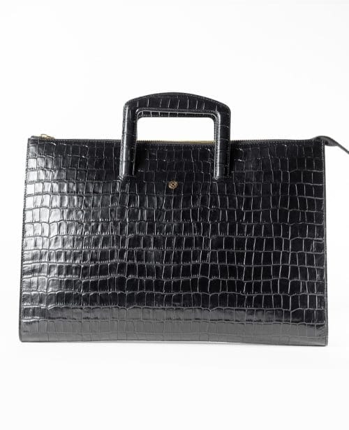 Laptop Bag Model 1 Black Croc