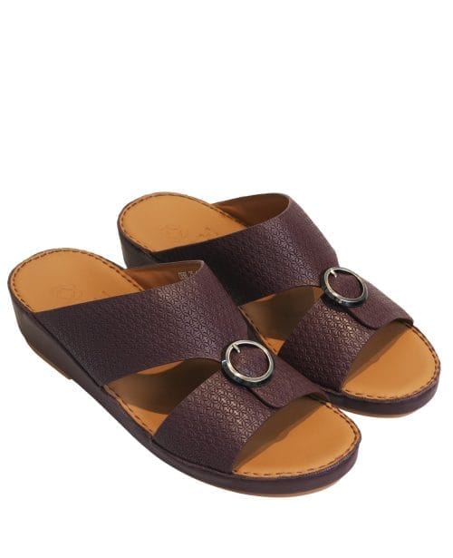 OBH Men Sandals 25 Model Maroon Color