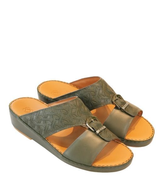 صندل رجالي OBH موديل 29 باللون الزيتوني