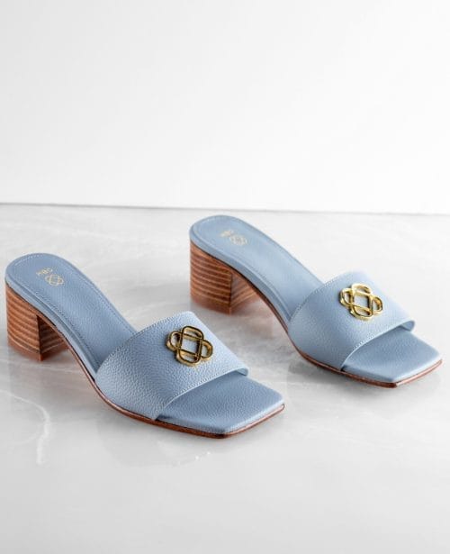 Ladies Sandal With Heels Model 4 Blue