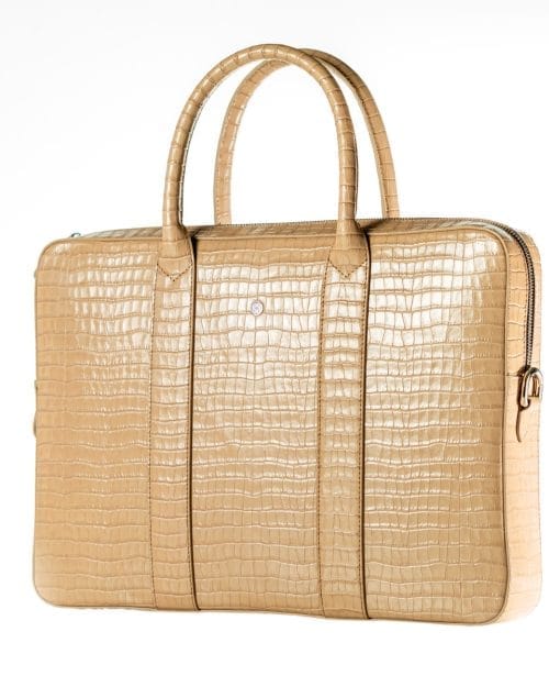 Laptop Case 2 Model Beige Croc Color