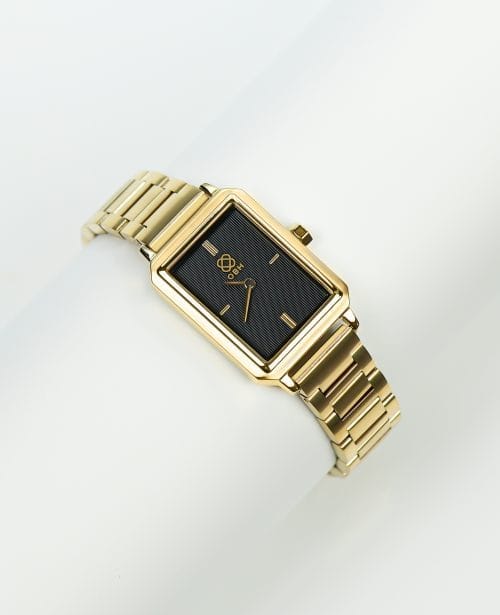 OBH Ladies Watch Stainless Steel Gold and Black