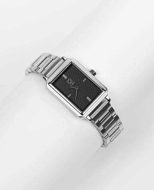OBH Ladies Watch Stainless Steel Silver and Black