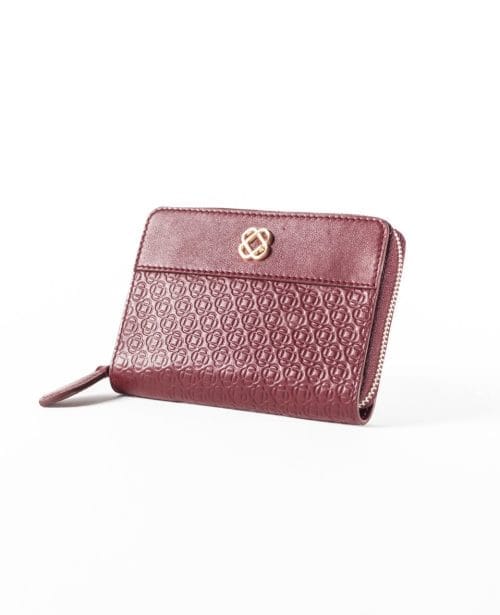 محفظة نسائية صغيرة موديل باللون المارون