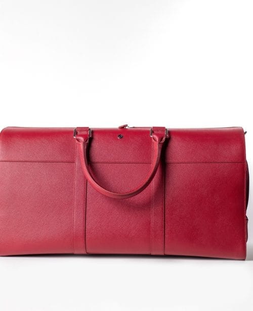 Travel Bag Saffiano Red