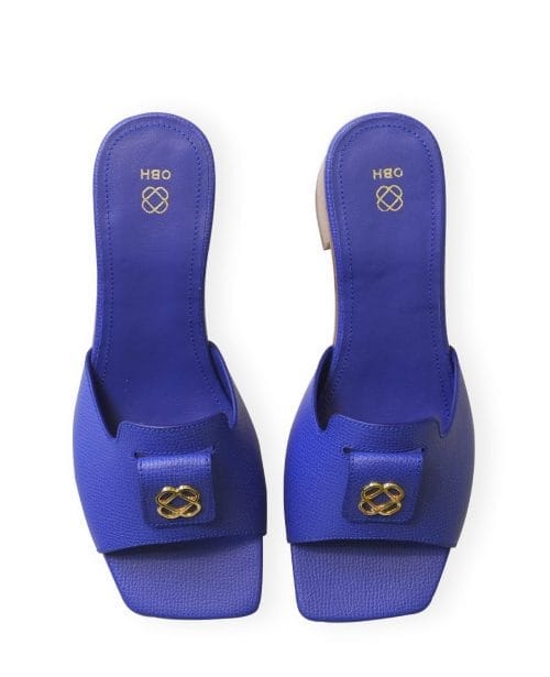Ladies Sandal With Heels Model 1 Royal Blue