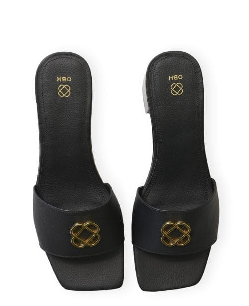 Ladies Sandal With Heels Model 4 Black