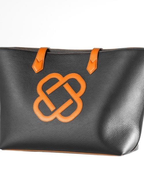 Women Bag Tote - Black & Tan