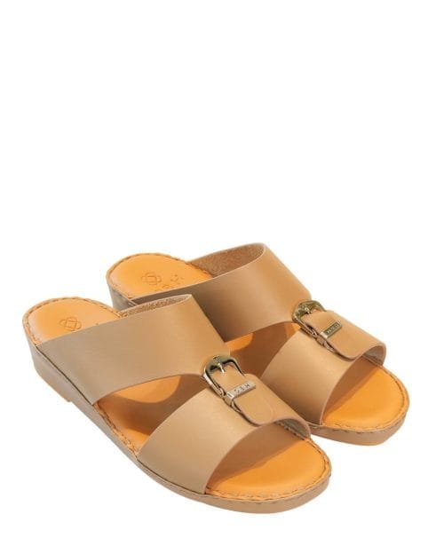 OBH Kids Sandal Model 14 Olive Brown Color