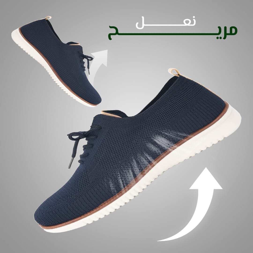 حذاء OBH للرجال موديل 01 باللون الرمادي أو بي إتش كوليكشن