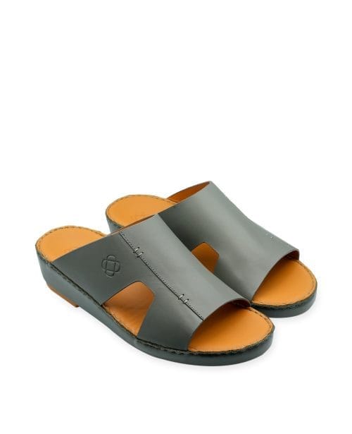 صندل رجالي OBH SP 1 موديل Plain Nappa باللون الرمادي