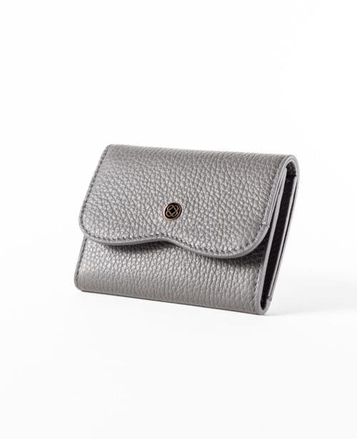محفظة نسائية صغيرة موديل 9 باللون الرمادي