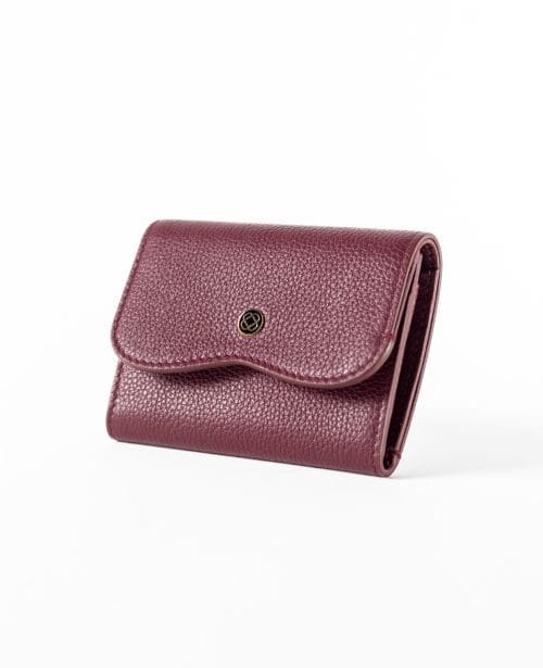 محفظة نسائية صغيرة موديل 9 باللون المارون