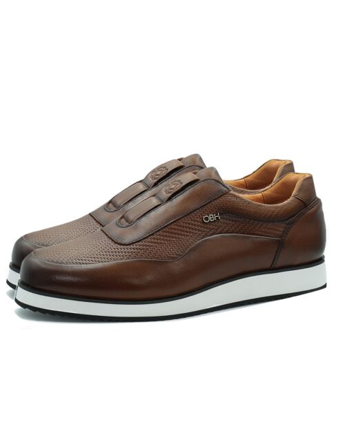 Men Shoe Model A104 Brown Color