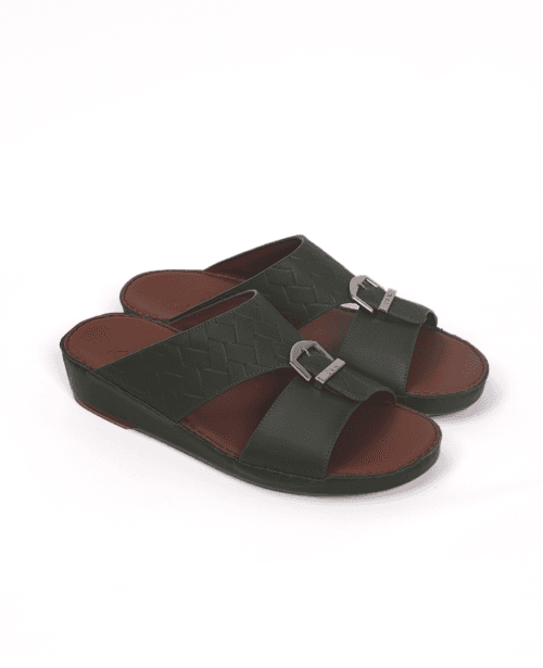 صندل رجالي موديل 38 باللون الزيتوني