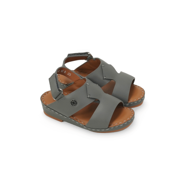 Kids Sandal Model 18 Grey - Image 2