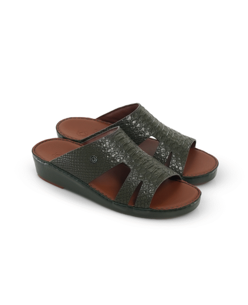 صندل رجالي موديل 45 بلون زيتوني