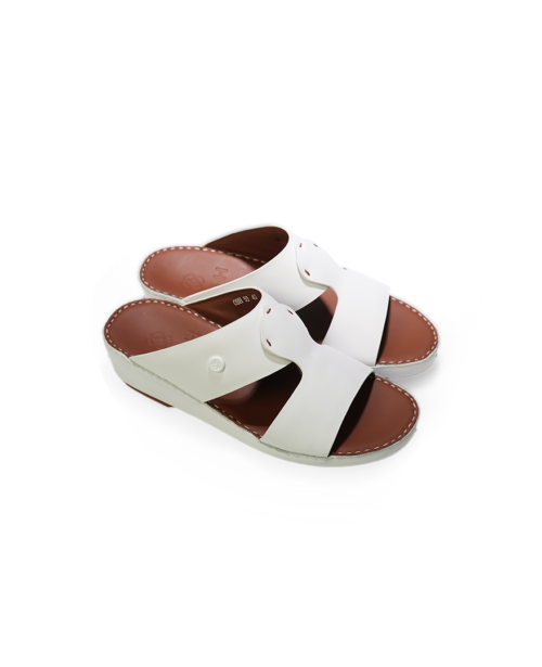 Men Sandal Model 50 Full White