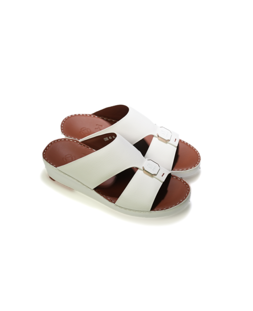 Men Sandal Model 49 White