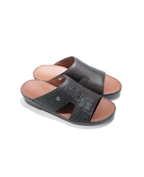 Men Sandal Model 63 Dark Brown