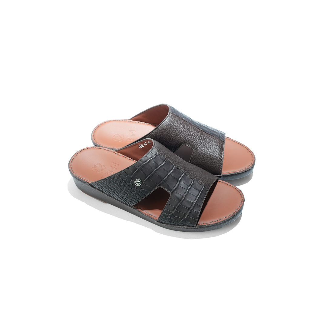 Men Sandal Model 63 Dark Brown Men Sandal Model 63 Dark Brown